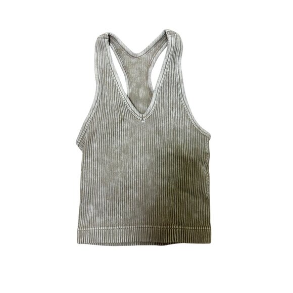 Cali Rose Boutique Ribbed Tank Top Bundle S/M Racerback Henley Set of 4 - Picture 2 of 10